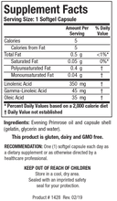 Load image into Gallery viewer, Evening Primrose Oil, 100 C, Biotics Research