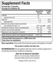 Load image into Gallery viewer, Butyric Cal/Mag, 60 C, Biotics Research