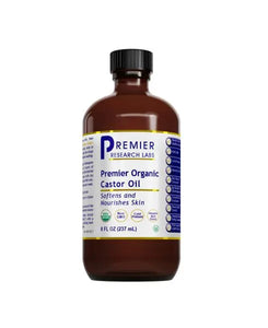 Castor Oil, Organic, 8 oz, Premier Research Labs