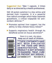 Load image into Gallery viewer, NAC, 60 C, Premier Research Labs
