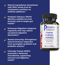 Load image into Gallery viewer, Probiotic Gummies, Premier, 60 ct., Premier Research Labs
