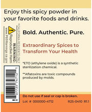 Load image into Gallery viewer, Organic Turmeric Powder, 1.3 oz, Premier Research Labs
