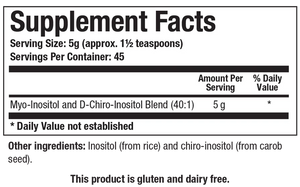 Myo + D-Chiro Inositol, 8 oz, Biotics Research
