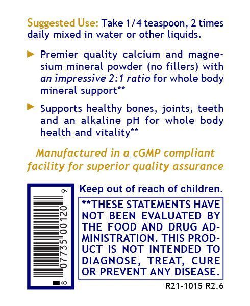 Calcium Magnesium Powder, 8 oz, Premier Research Labs