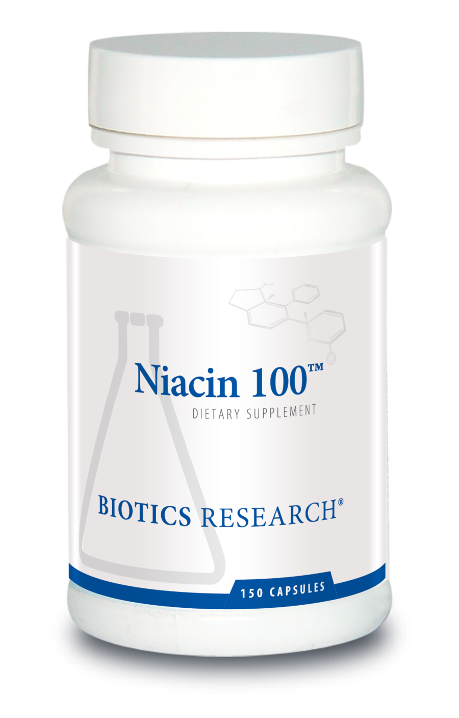 Niacin 100, 150 C, Biotics Research