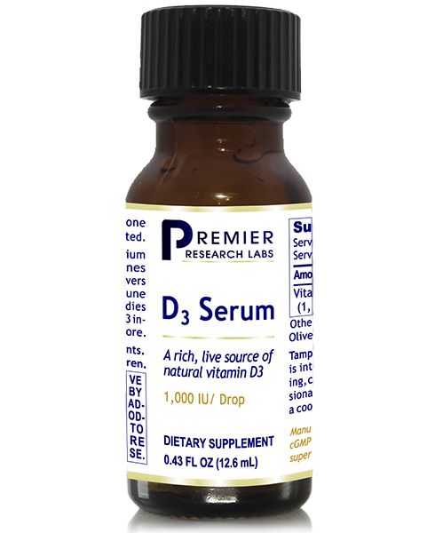 D3 Serum, 2,000 IU/drop, Premier Research Labs