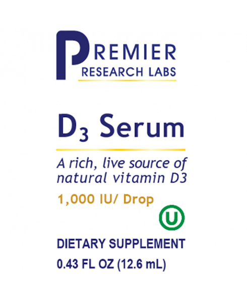 D3 Serum, 2,000 IU/drop, Premier Research Labs