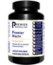 Load image into Gallery viewer, Niacin, No Flush Form, 60 C, Premier Research Labs
