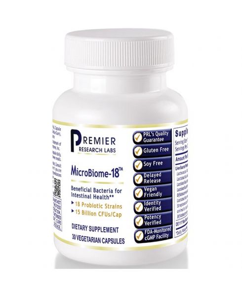 MicroBiome-18, 30 ct, Premier Research Labs