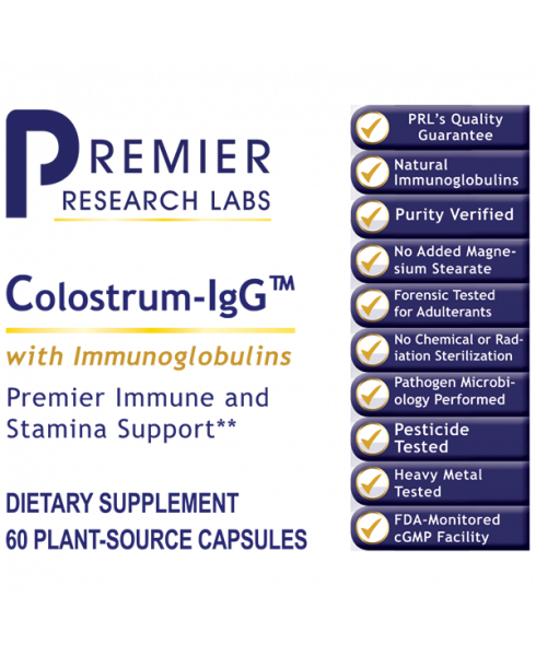 Colostrum-IgG, 60 C, Premier Research Labs