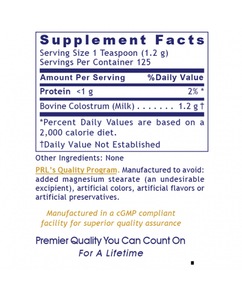 Colostrum-IgG Powder, 5 oz, Premier Research Labs