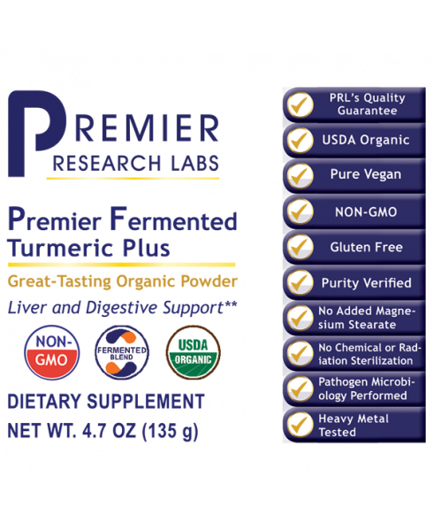 Fermented Turmeric Plus, 4.7 oz, Premier Research Labs