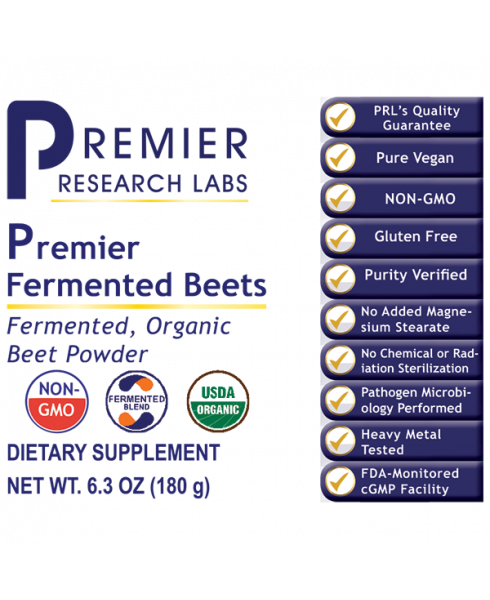 Fermented Beets, 6.3 oz, Premier Research Labs