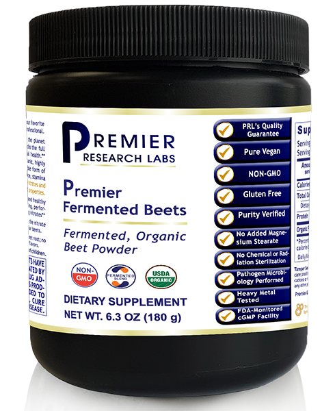Fermented Beets, 6.3 oz, Premier Research Labs