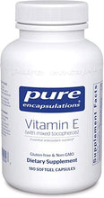 Load image into Gallery viewer, Vitamin E, (with mixed tocopherols), Pure Encapsulations
