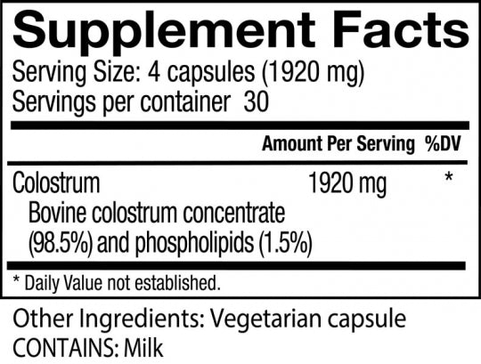 Colostrum LD, Sovereign Laboratories