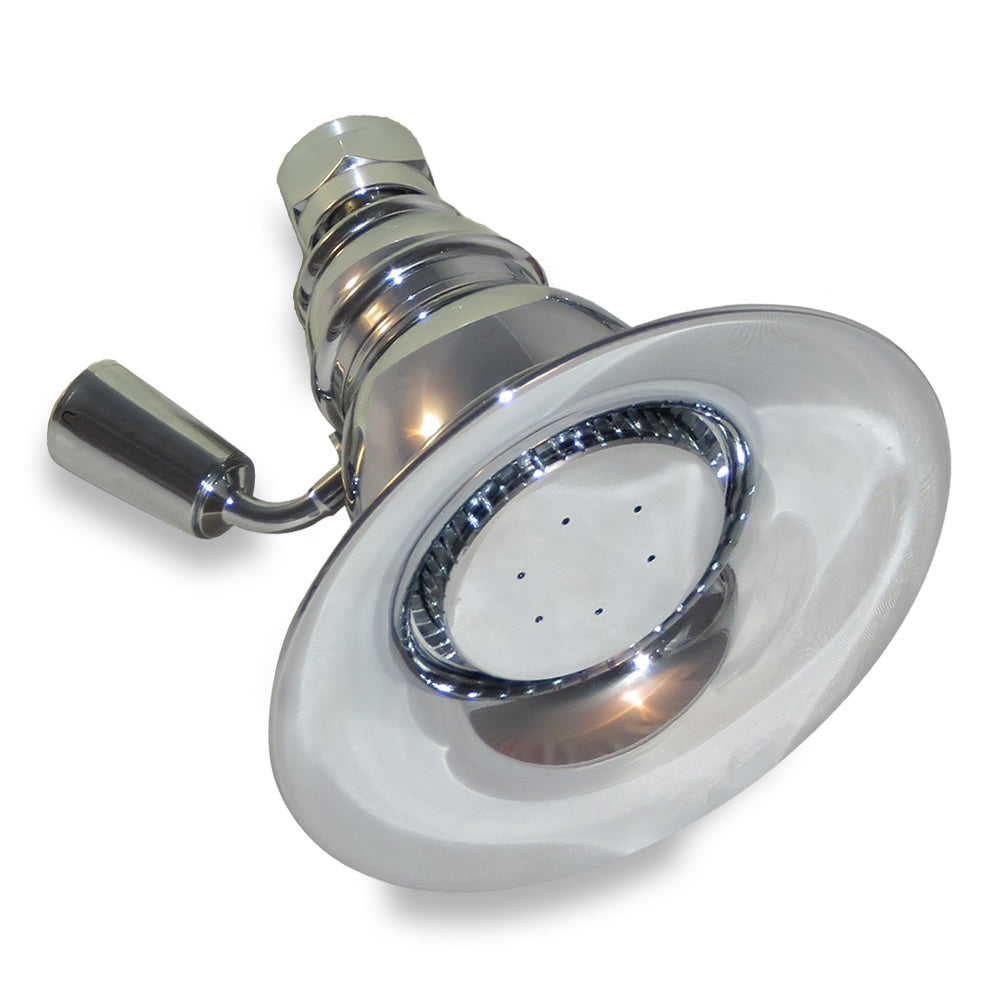 Omica Double Vortex Chrome plated brass Shower Head – LIVEDNutrition