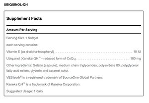 Ubiquinol QH, 30 C, Douglas Laboratories