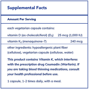 PureHeart K2D, 60 C, Pure Encapsulations