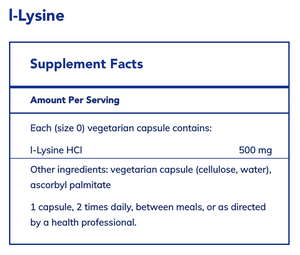 l-Lysine, Pure Encapsulations