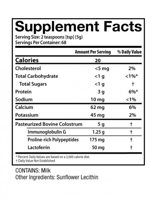 Colostrum LD, Sovereign Laboratories