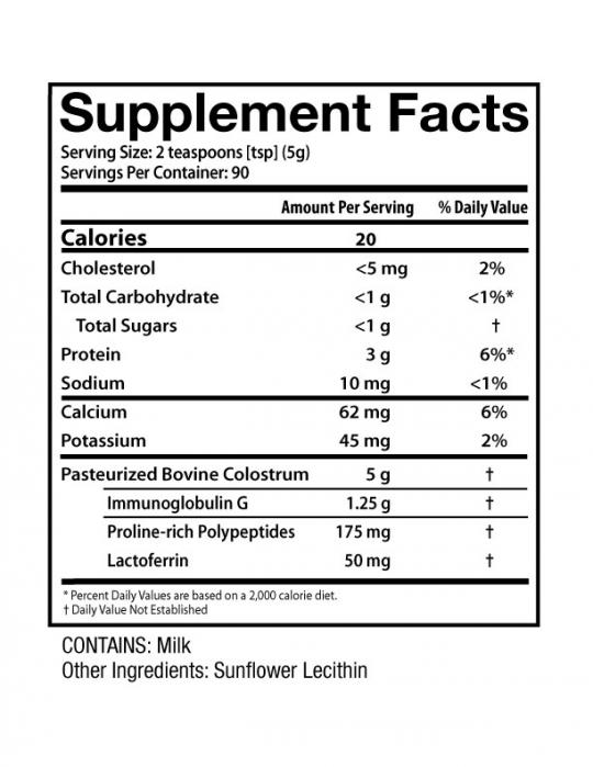 Colostrum LD, Sovereign Laboratories