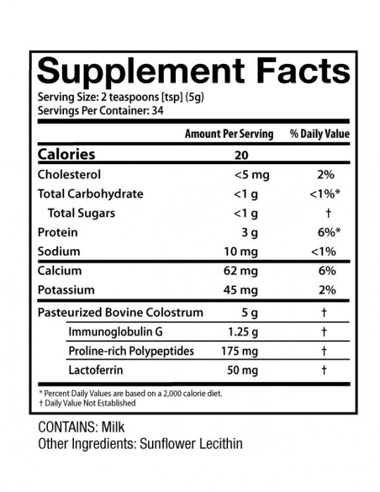 Colostrum LD, Sovereign Laboratories