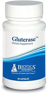 Gluterase, 60 T, Biotics Research