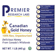 Load image into Gallery viewer, Canadian Gold Honey, 8 oz, Premier Research Labs
