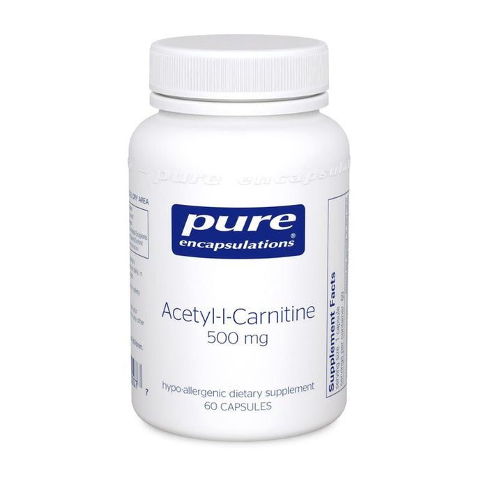Acetyl-L-Carnitine 500 mg, 60 ct, Pure Encapsulations