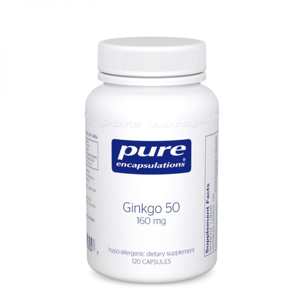 Ginkgo 50, 160 mg, 120 C, Pure Encapsulations
