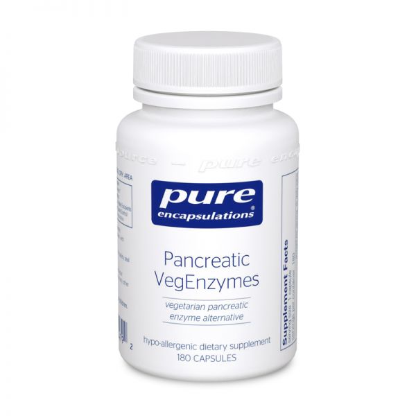 Pancreatic VegEnzymes, 180 C, Pure Encapsulations