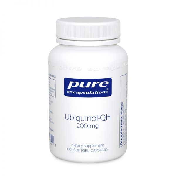 Ubiquinol QH 200 mg, 60 C, Pure Encapsulations