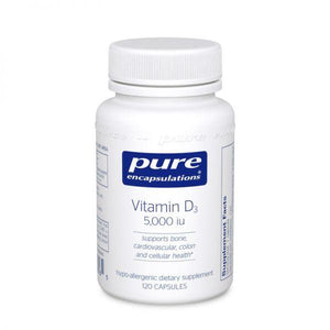Vitamin D3, 5,000 IU, Pure Encapsulations