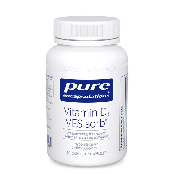 Vitamin D3 Vesisorb, 60 ct, Pure Encapsulations