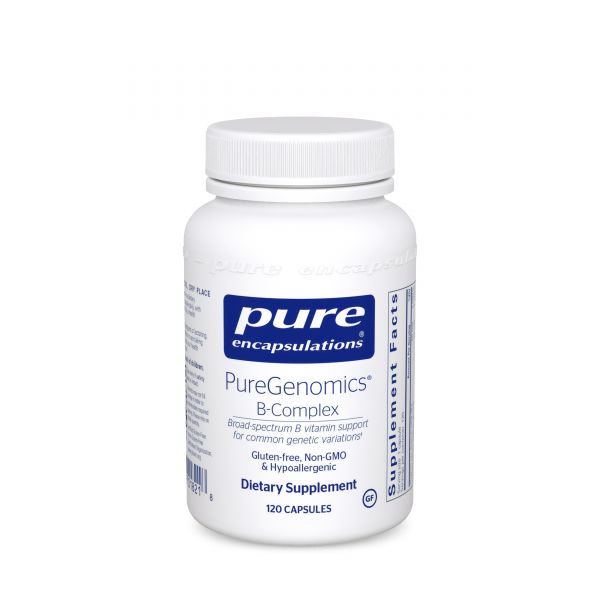 PureGenomics B Complex, 120 C, Pure Encapsulations