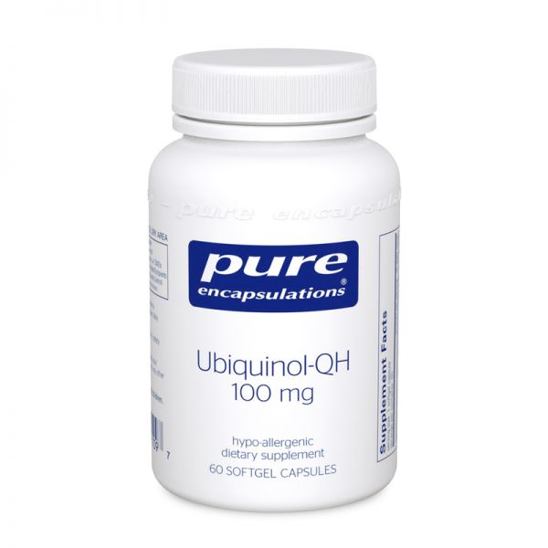 Ubiquinol QH 100 mg, 60 C, Pure Encapsulations
